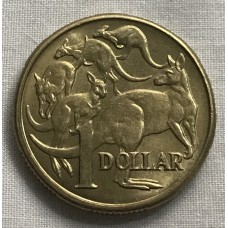 AUSTRALIA 1985 . ONE 1 DOLLAR COIN . PACK OF ROOS